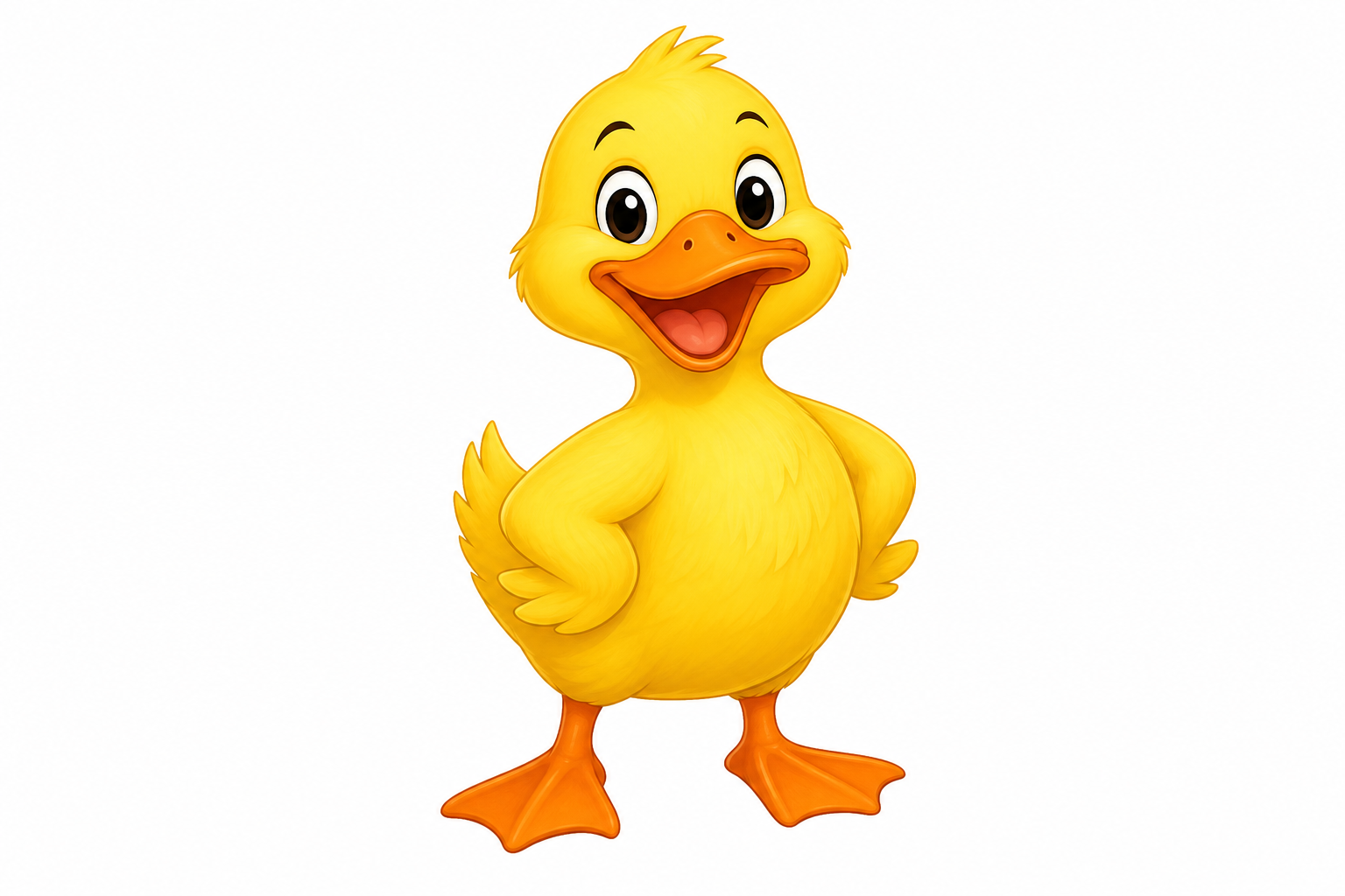 Nibbles the yellow duck